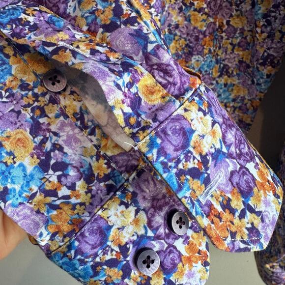 Kurt River Kelsey Spread Slim Fit Floral Button Up Shirt XL - Picture 8 of 11